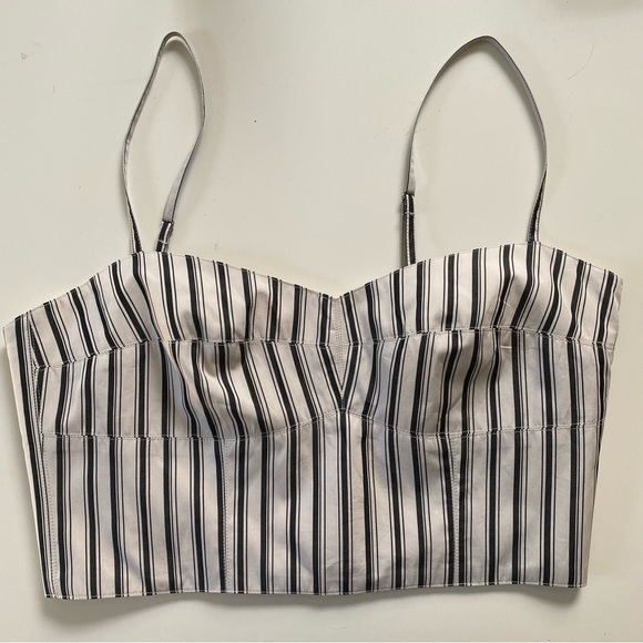 Theory Ventura Striped Bustier Cami size P - Picture 4 of 13